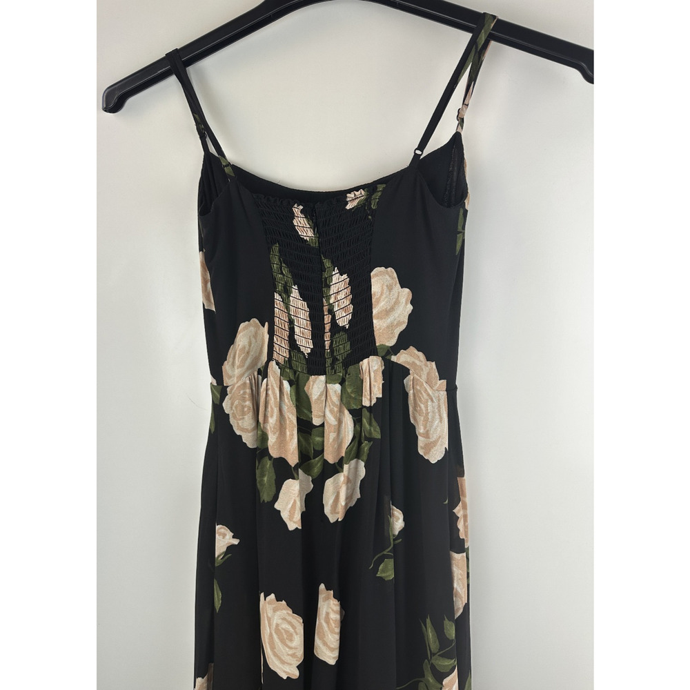 Reformation Rosehip Fit & Flare Floral Dress Lined Pockets Crepe Smocked Size 2 - Picture 8 of 11